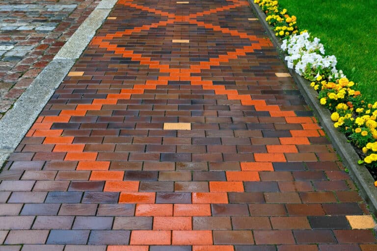 Outdoor paver cleaning services